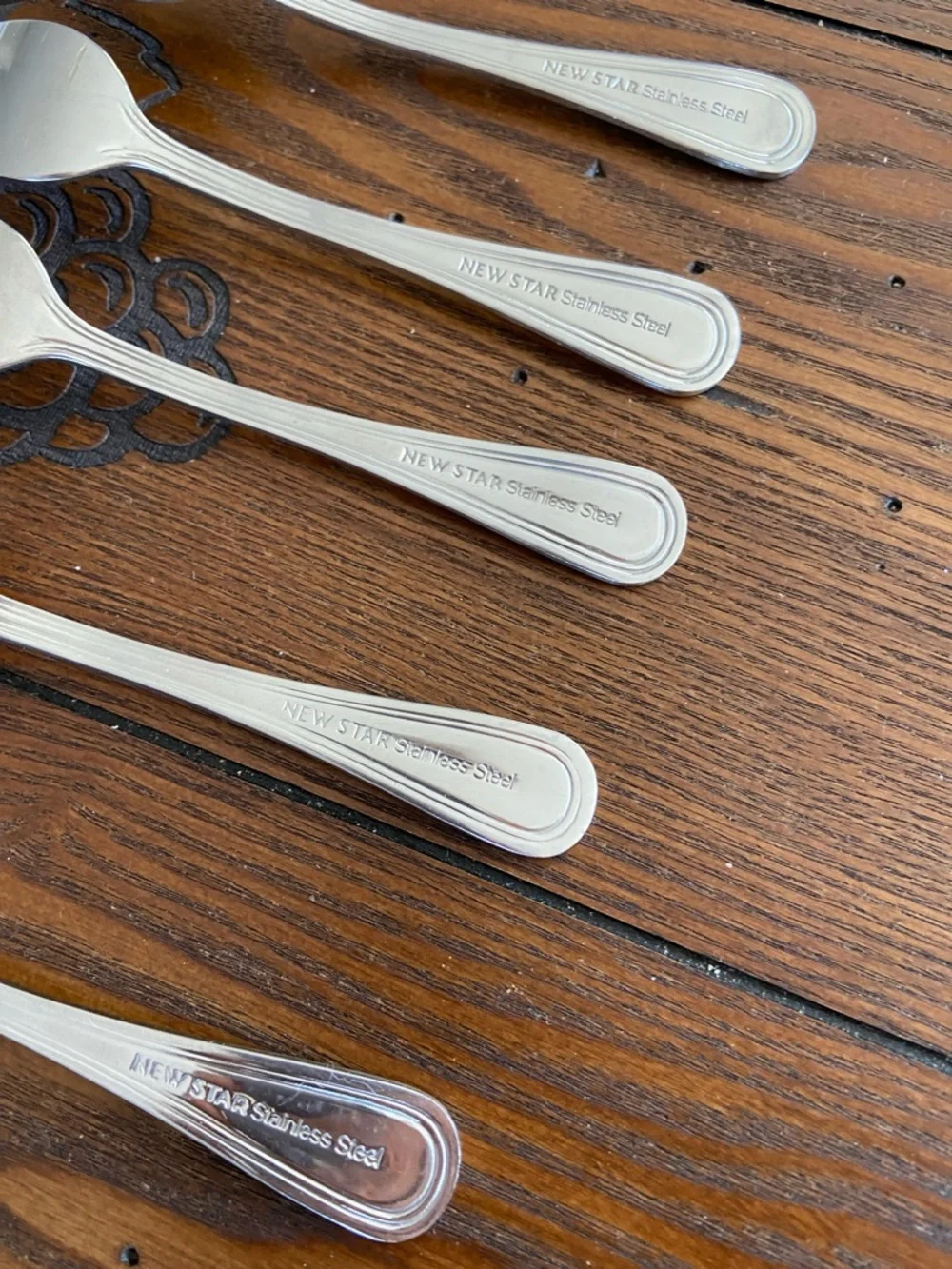 Stainless Steel Dinner Forks - Silver (Set of 10)